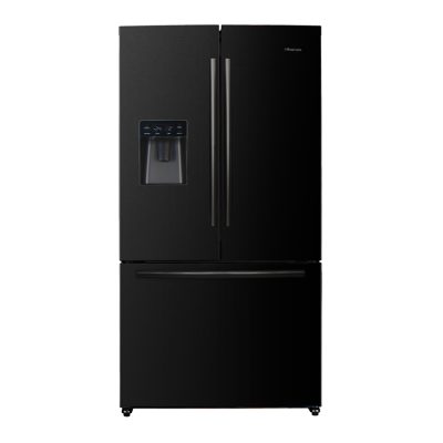 Hisense 577L French Door Fridge HRFD577B Black Steel with Water & Ice Dispenser