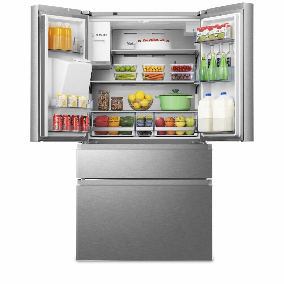 Hisense 560L PureFlat French Door Fridge HRFD560SW - Image 2