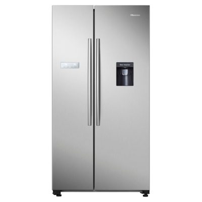 Hisense 624L Side by Side Fridge Freezer HR6SBSFF624SW Stainless Steel