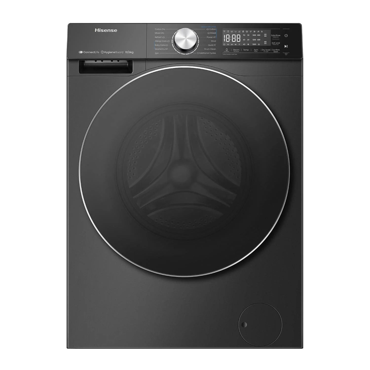 Hisense 10kg/6kg Washer Dryer Combo HCF7S1014BX