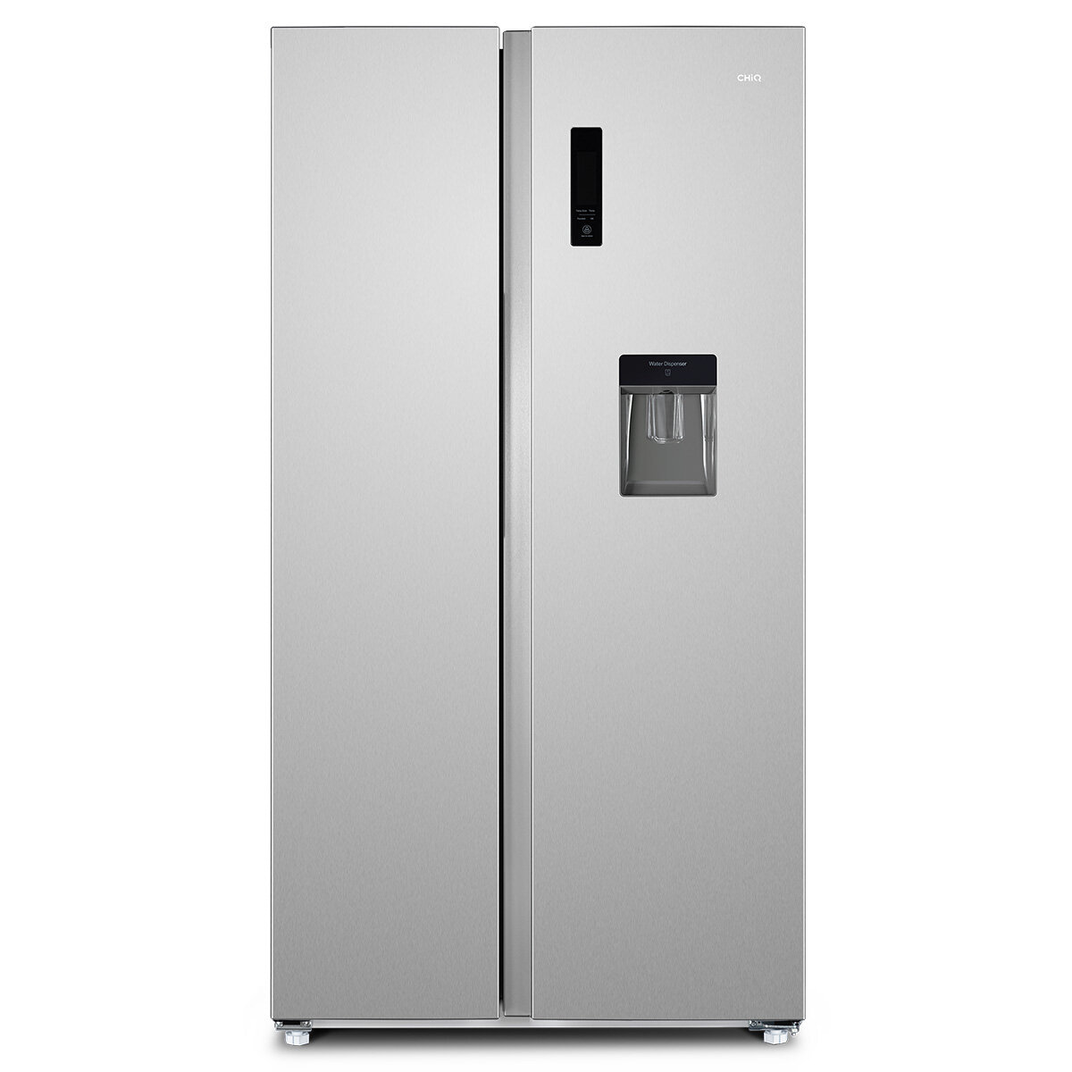 CHiQ 559L Side by Side Fridge Silver CSS557NSD4E