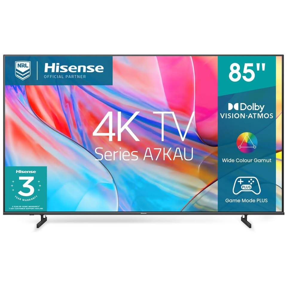 Hisense 85'' A7KAU 4K UHD Smart TV 85A7KAU