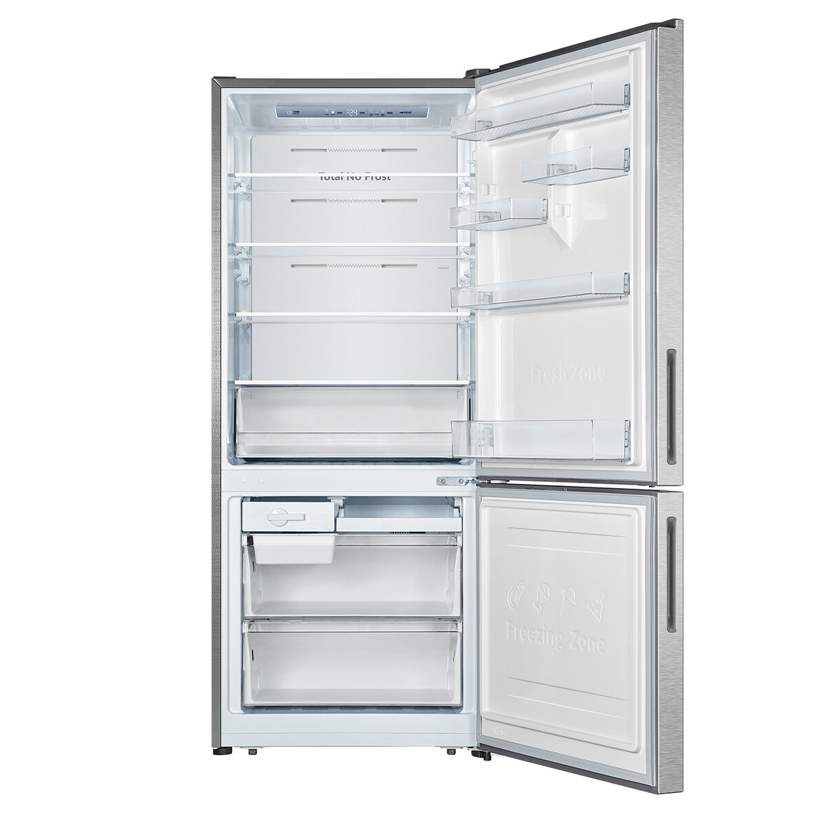 Hisense 417L PureFlat Bottom Mount Refrigerator HRBM418S - Image 2