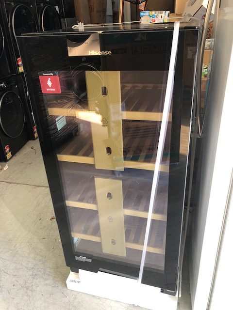 Hisense 108 Bottle Dual Zone Wine Fridge Cabinet HRWC108B - Image 3